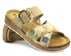 Inblu Női Flip-flop Papucs Inblu GS-51 Állítható Pánt Bézs Virágok (GS000051 PIASKOWY)