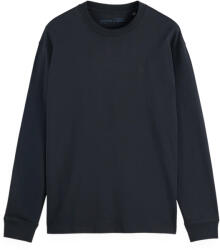 Scotch & Soda Bluză Relaxed Fit Logo 181286 021 anthracite (181286 021 anthracite)