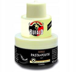  Fekete Önfényező Vaxos Cipőkrém Bőrcipőkhöz Bufalo 40 ml G9-19 (PASTA KREM BUFALO EXPRESS PASTA + POŁYSK 2w1)