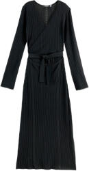 Scotch & Soda Rochie Skinny Rib Knitted Wrap Dress UFU00964T 014 meteorite (UFU00964T-014 meteorite)