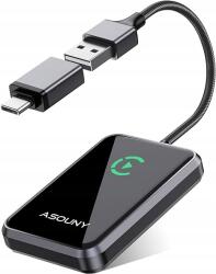 Asouny BY969T Vezeték Nélküli CarPlay Adapter Plug & Play Premium fém üveg (BY969T)