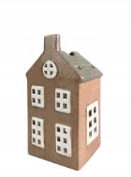 Mondex Karácsonyi kerámia lámpás Hytte I barna (5905771420604)