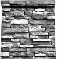 Nela-Styl Öntapadós Tapéta Kő 3D Kő Utánzat 45cm x 10m (tapeta01_5401-1 płytki pvc z klejem panele)