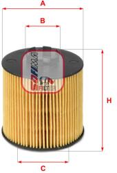 SOFIMA Filtru ulei SOFIMA S 5047 PE (S 5047 PE) - fixbox