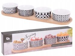 Excellent Housware Tálcás tálcák tálcával, 5 darabos készlet (278000220)