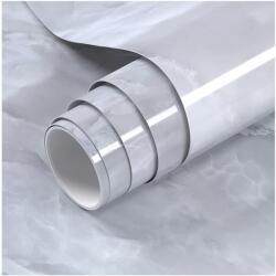 Nela-Styl Öntapadós Tapéta Fényes Márvány Falra Furnér Bútor 60cm x 10m (tapeta03_yt215 na ścienna z klejem połysk)