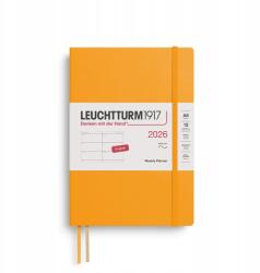 Leuchtturm1917 heti naptár A5-ös méretben, puha kötés, Rising Sun, (372739)