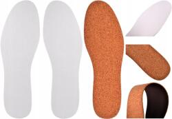  Kivágható Méret 19-35 Cipőbetét Pamut Drelich Parafa Bélés Uni (BAWEŁNIANE Białe KORKOWE Wkładki do butów 3mm)