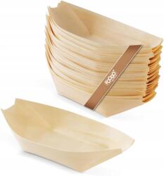 Eldobható bambusz fa tálak, 12, 7 cm 50db (4525232)