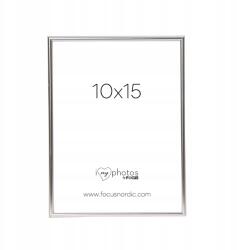 Focus Nordic AB Can-Can Shiny Silver képkeret 10x15 Ezüst (1015CBS)