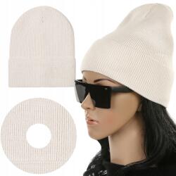 Majka Női Sapka Női Beanie Kitekerhető Őszi-téli Meleg Bézs