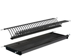 AMOSHOP Scurgator de vase incorporabil negru pentru corp mobila 600mm (SCG-AMO-600) Uscator vase