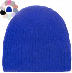Majka Gyapjú Sapka Téli Gyapjú Lengyel Márka Bélelt 60% Angora Kék (Czapka Lucia (fl.) SD26 niebieska 50408)