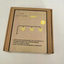  Cozy Home fényfüzér, fonott szívecskékkel (797550481570)