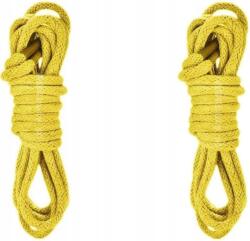  Sárga cipőfűző Trekking, Adidas és bakancs cipőkhöz 160 CM (GRUBE OKRĄGŁE POLSKIE SZNUROWADŁA BAWEŁNIANE)