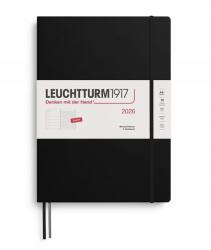 Leuchtturm1917 heti naptár A4+, keményfedeles, fekete, 2026 (372640)