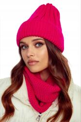Majka Kémény Sapka Cső Szett Női Szett 10% Gyapjú Rózsaszín Fukszia Rózsaszín (D36-143-UNI)