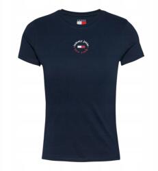Tommy Hilfiger Női póló Tommy Jeans DW0DW20316 Essential Logo Tee sötétkék Méret M (DW0DW20316 C1G)