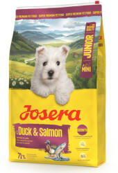 Josera Mini Junior kutyatáp kistestű kölyökkutyának kacsával és lazaccal 10kg