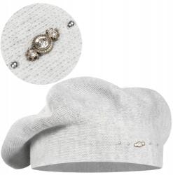 Majka Beret Klasszikus Női Elegáns Téli Termék Lengyel Majka Szürke