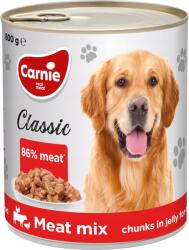 Carnie Classic Húsos mix darabok zselében kutyáknak 96% hús 800g
