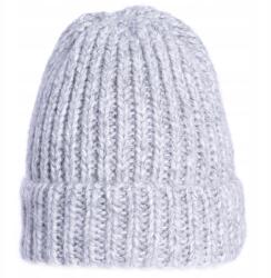 Majka Gyapjú Női Téli Sapka 5% Angora 8% Meleg Majka Szürke