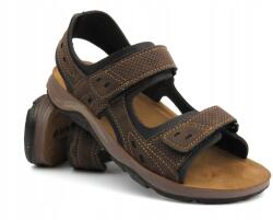 Inblu Férfi Szandál Inblu TO-08 Barna Bőr Talpbetét Kényelmes (TO-08)