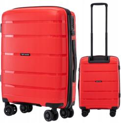 Wings Kabinbőrönd Wings Kis kézipoggyász repülőgéphez 4 kerék polipropilén (HWF02-S-RED)