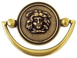 Bosetti Marella Sárgaréz bútorfogantyú kopogtató régi arany Medusa 06285.07500. 07 (06285.07500.07)