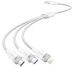 Vention cablu USB 2.0 A la 3-in-1 6A 1.5M alb