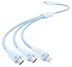 Vention cablu USB 2.0 A la 3in1 3A 1.5M albastru