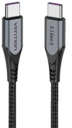 Vention Cablu USB-C la USB-C 100W 5A 1m USB 3.1 Gen2 4k gri