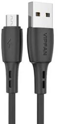 Vipfan Cablu USB Micro USB, 3A, 1m, negru