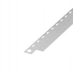 EVISO Zuhanytálca Előlap Léc, Ezüst Színű, Kefélt, 130cm (LSSB-0005)