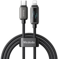 Mcdodo Cablu USB-C către Lightning, 36W, afișaj LED, 1, 2 m