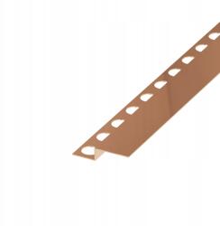 EVISO Frontlisztás Zuhanykabin Szélének Lezárója, Réz Fényes, 130cm (LCBR-0101)