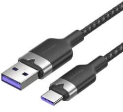 Vention Cablu USB 2.0 A la USB-C 6A, 2M, negru