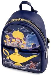 Loungefly Rucsac Disney: Aladdin - Castelul lui Jasmine, Loungefly, Piele ecologica/Poliester, 23x28x11 cm, Multicolor Geanta, rucsac laptop