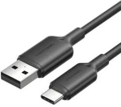 Vention Cablu USB 2.0 A la USB-C 3A 1M negru