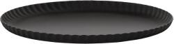Alessi Tavă de servire Pleats rotundă, 23 cm, neagră (JK02/23 B) Tava