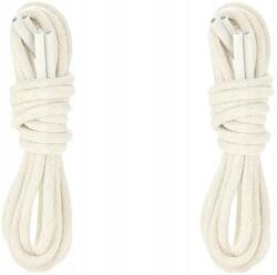  Krémszínű cipőfűző túrabakancsokhoz, adidasokhoz, bakancsokhoz, fűző 180 CM (GRUBE OKRĄGŁE POLSKIE SZNUROWADŁA BAWEŁNIANE)