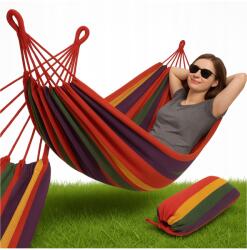 AVANTE Kerti Függőágy kétszemélyes Erős Lógó Túrahinta Táska XXL (DWUOSOBOWY HAMAK OGRODOWY WZMOCNIONY PAŁĄK)