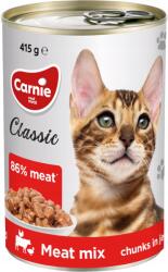 Carnie classic 86% hús tartalmú húsos keverék darabok zselében macskák számára 415g