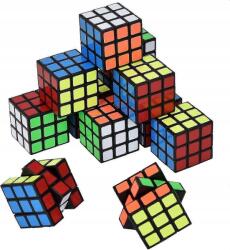  Klasszikus Mini Rubik Kocka 3x3 CM Szett 12 Darab (5907009957555)