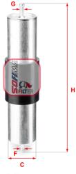 SOFIMA Filtru combustibil SOFIMA S 1569 B (S 1569 B) - fixbox