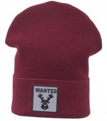 Majka Női Téli Sapka Őszi Hupikék Törpikék Dekoratív Felvarró Bordó