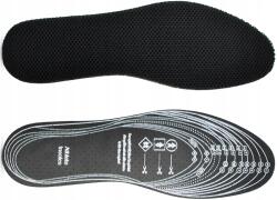 Cipőbetétek Fekete Méretre Vágható Talpbetét Aktív Szén Latex (Uniwersalne czarne lateksowe wkładki do butów)