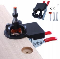  Bútorpánt lyukasztó szett 8db-os 35mm (Szablon do wiercenia zawiasów)