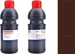  Sötétbraun 02 Barna festék bőr, velúr és nubuk felújításához 250ml G12-98 (Wilbra Farba RENOSKÓR do skór szorstkich PŁYN)
