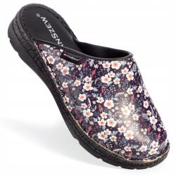 PanSzew Női Bőr Papucs, Női Orvosi Munkavédelmi Cipő 36-41 PanSzew (Klapki Skórzane Damskie Zakryte Ortopedyczne)